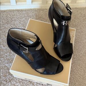Michael Kors Black Cutout Heels